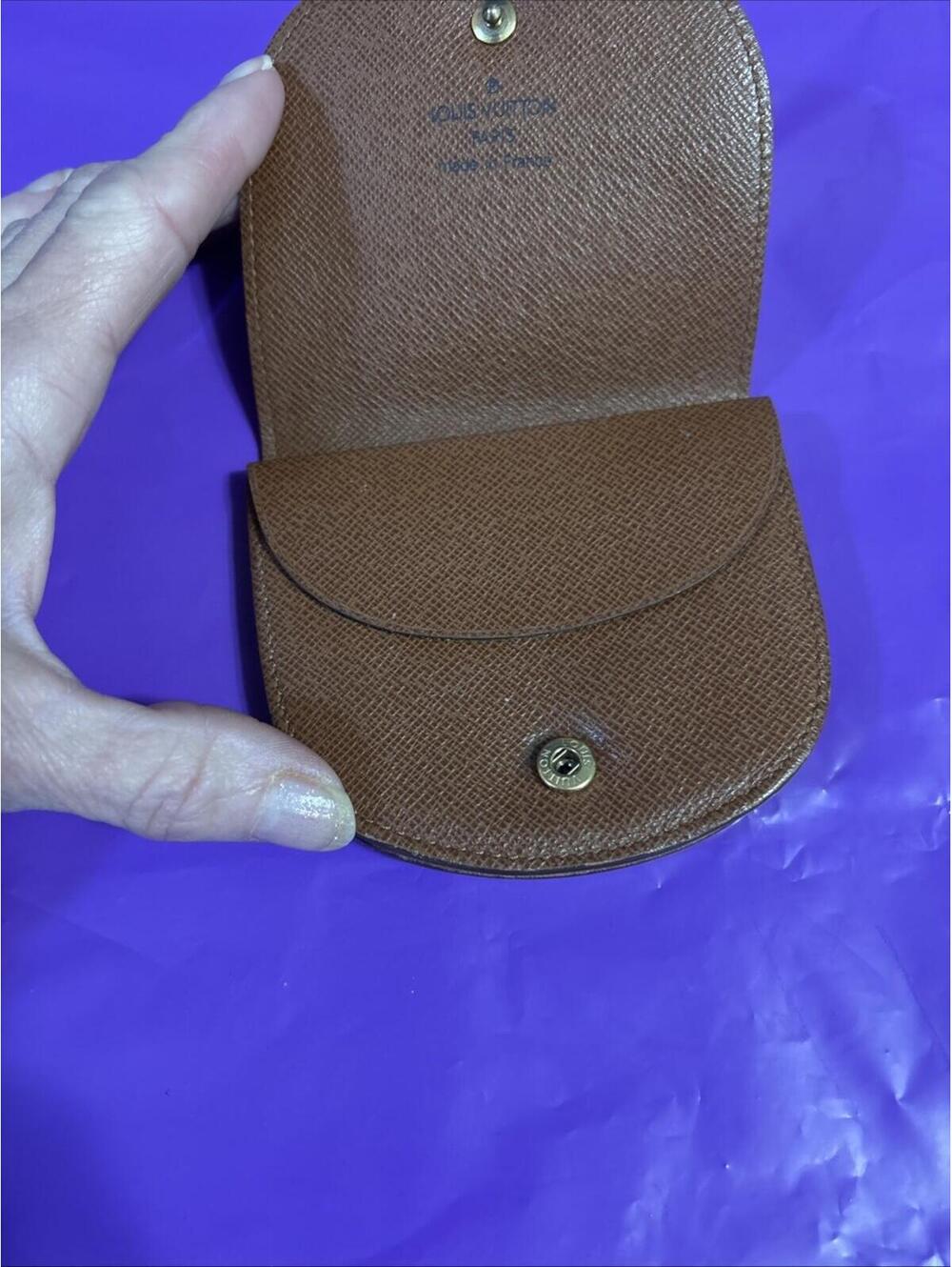 Auth Louis Vuitton Monogram Porte Monnaie Gousset Coin Purse Wallet M61970 PVC - Picture 3 of 16